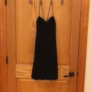 Little black strappy dress